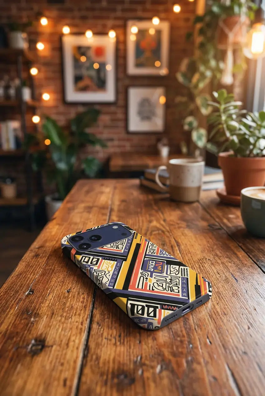 Danfo After Dark by Ada Okoye - artist-designed phone case