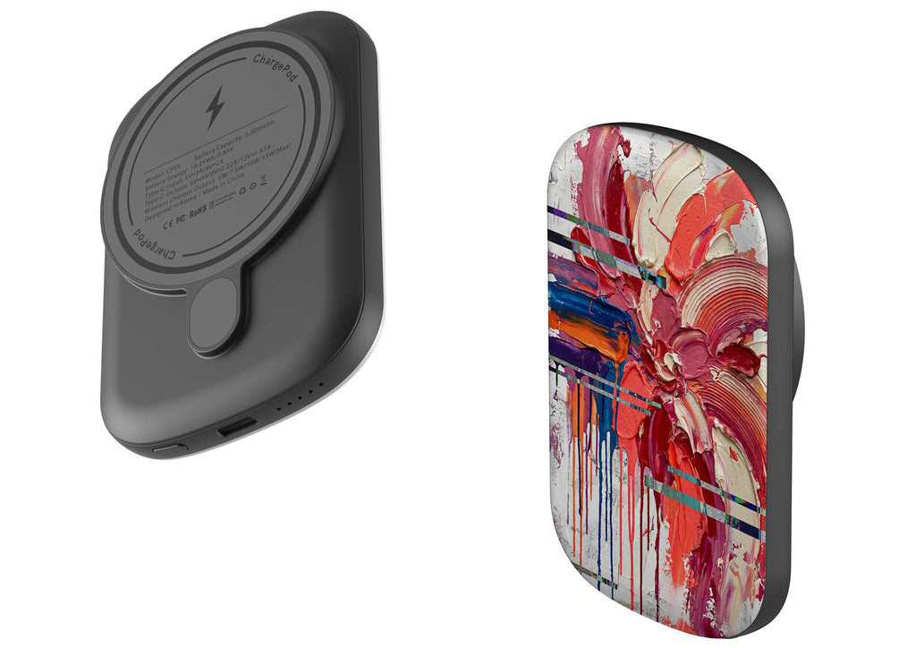 Abstract Florals by Frida Lövström — MagSafe CHARGEPOD — Finnaij