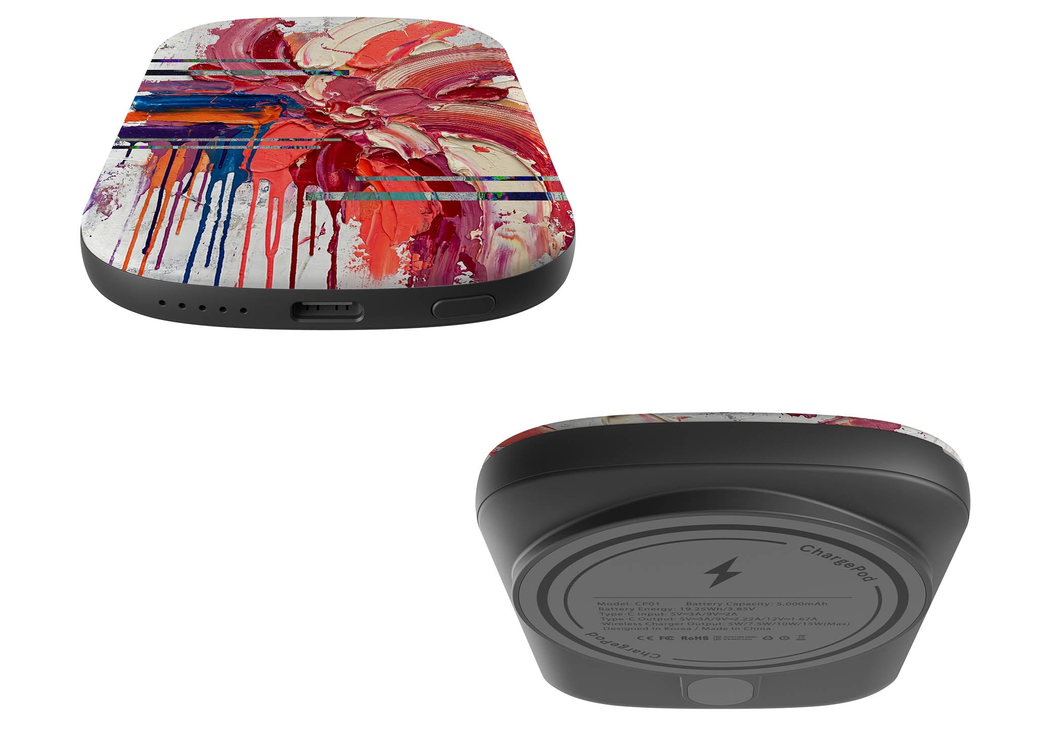 Abstract Florals by Frida Lövström — MagSafe CHARGEPOD — Finnaij