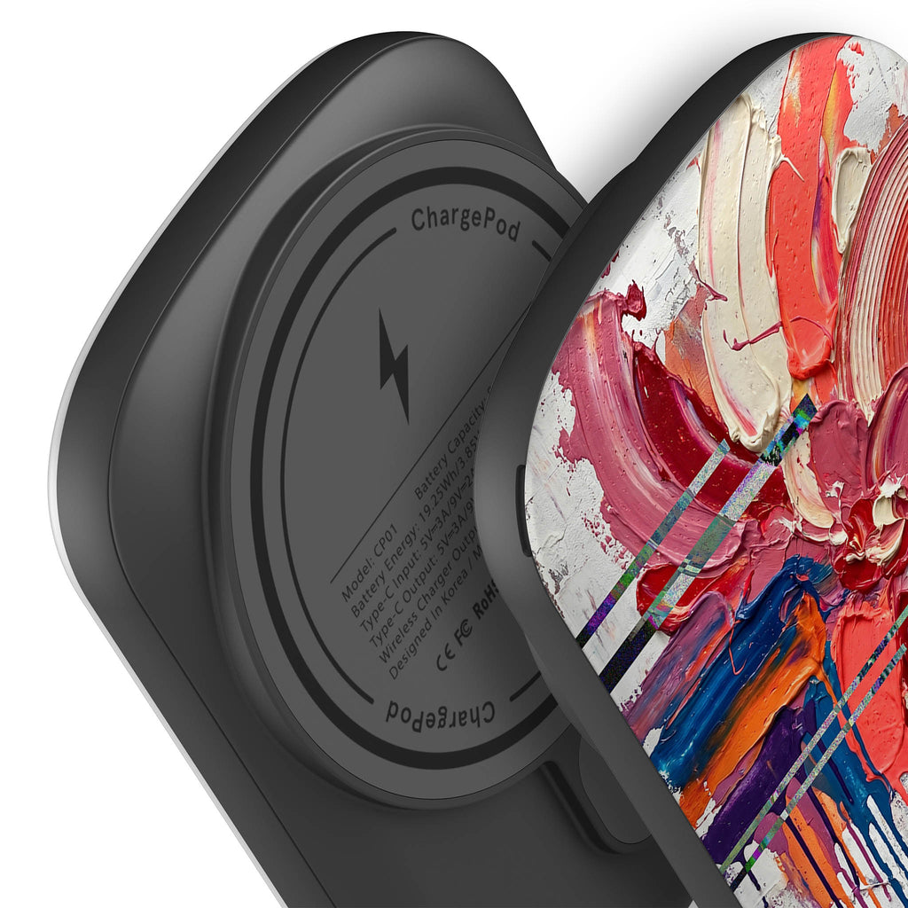 Abstract Florals by Frida Lövström — MagSafe CHARGEPOD — Finnaij