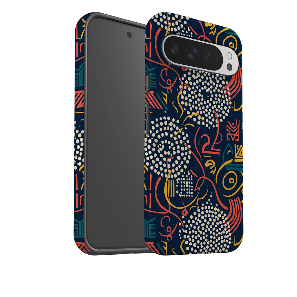 Adire Nightfall by Ada Okoye Tough Case for Google Pixel — Finnaij
