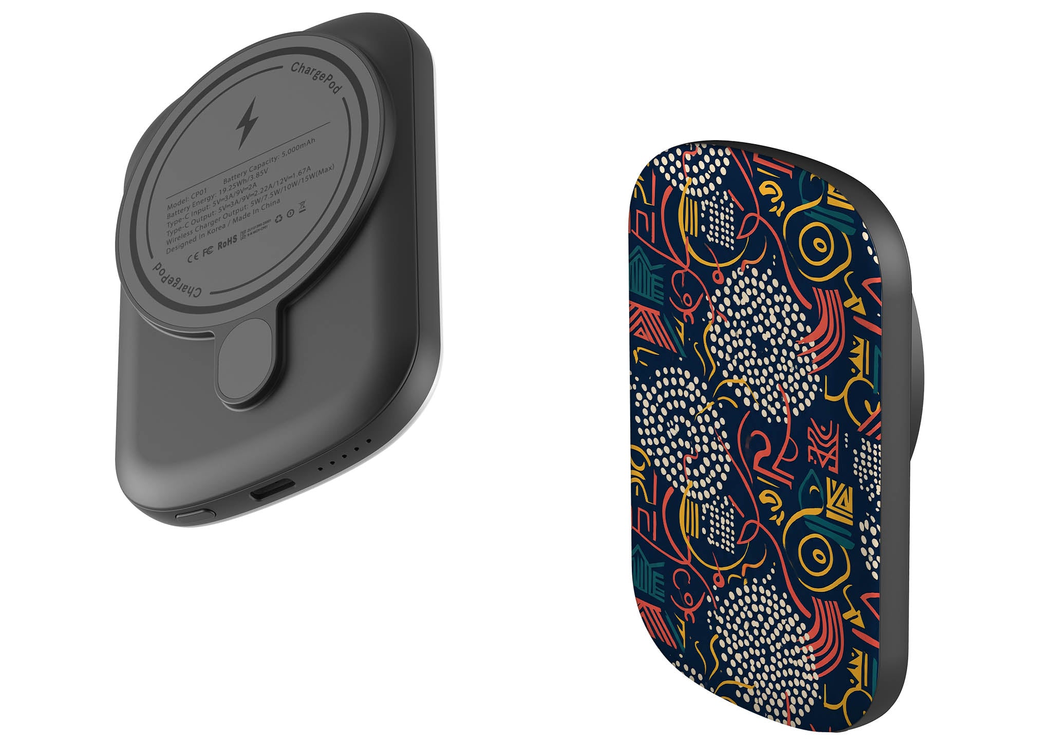Adire Nightfall by Ada Okoye — MagSafe CHARGEPOD — Finnaij