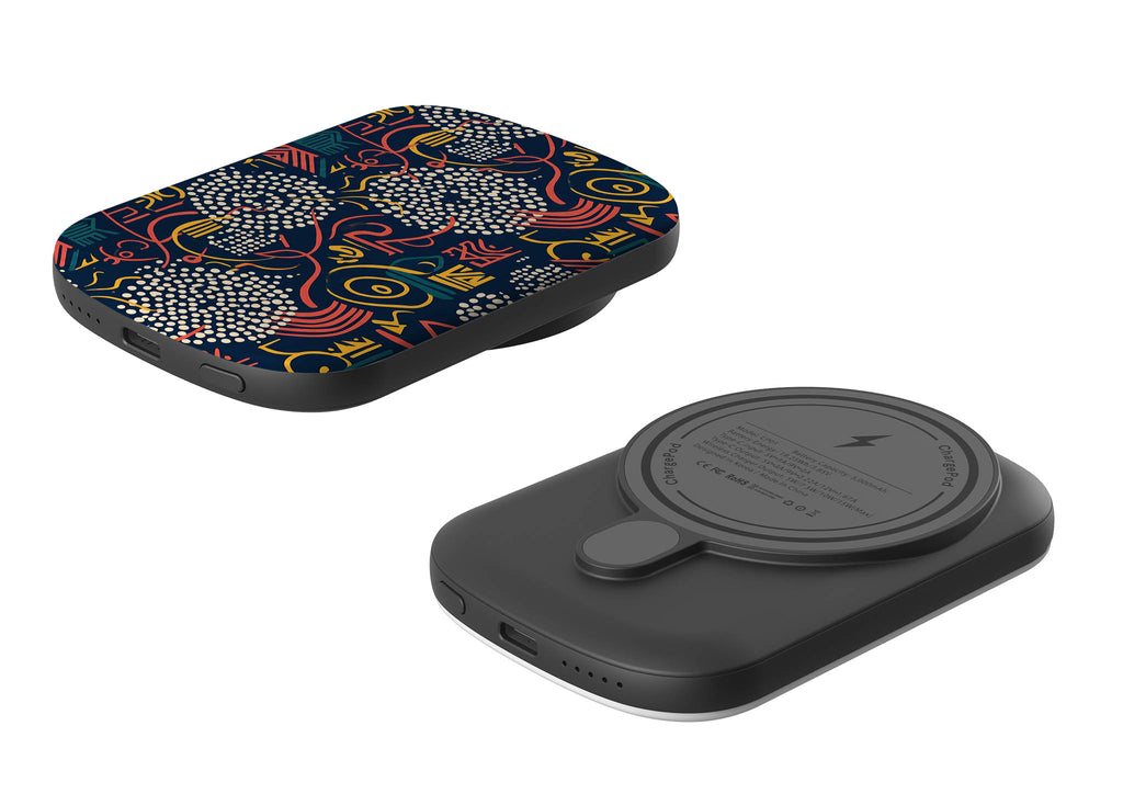 Adire Nightfall by Ada Okoye — MagSafe CHARGEPOD — Finnaij