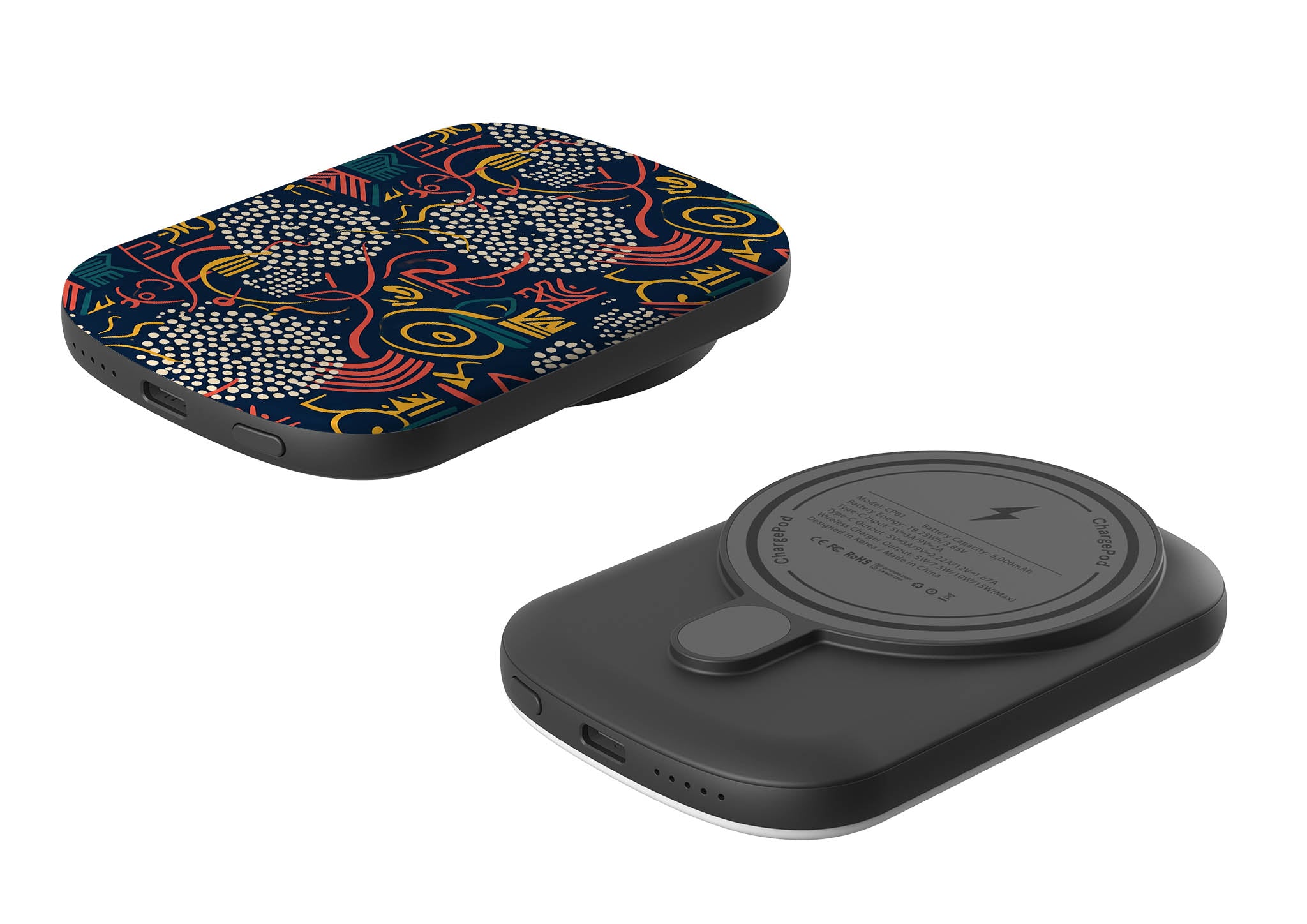 Adire Nightfall by Ada Okoye — MagSafe CHARGEPOD — Finnaij