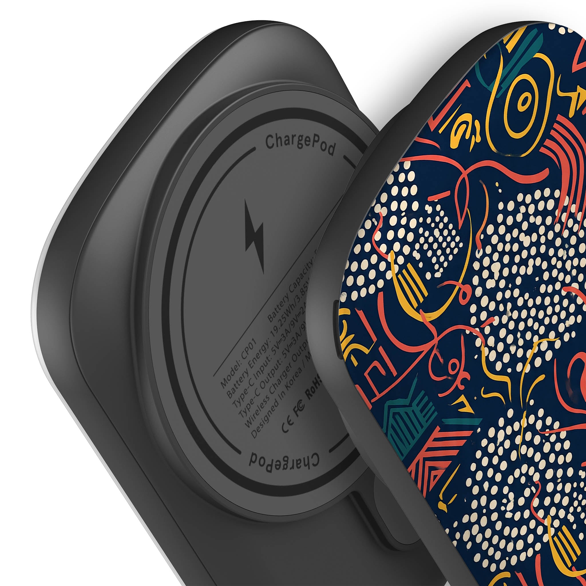 Adire Nightfall by Ada Okoye — MagSafe CHARGEPOD — Finnaij