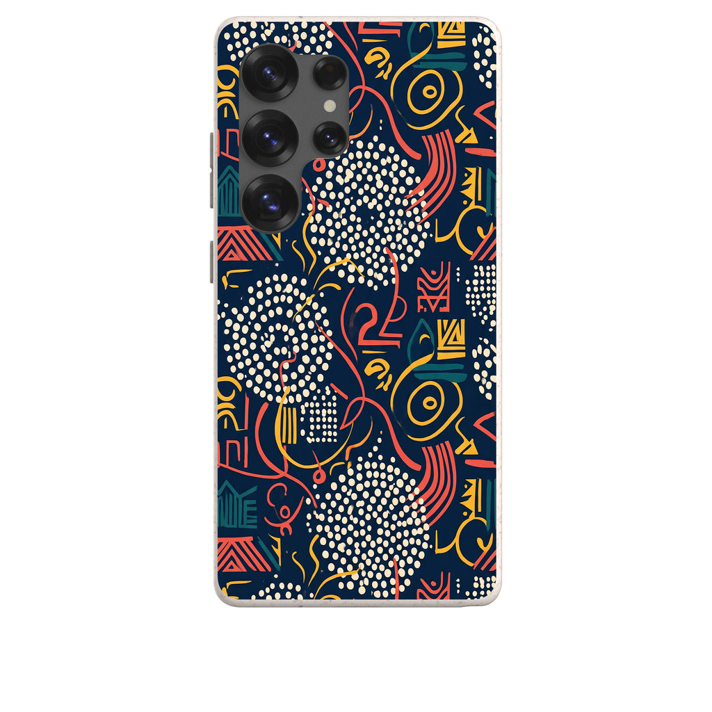 Adire Nightfall by Ada Okoye Bio-degradable Case for Samsung Galaxy — Finnaij