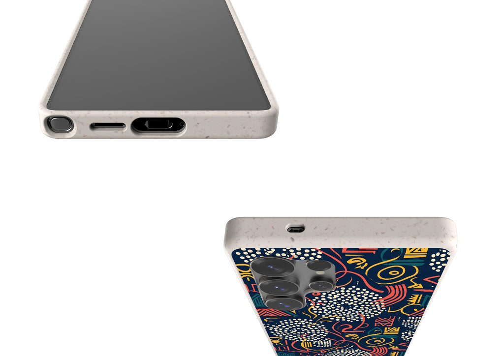 Adire Nightfall by Ada Okoye Bio-degradable Case for Samsung Galaxy — Finnaij