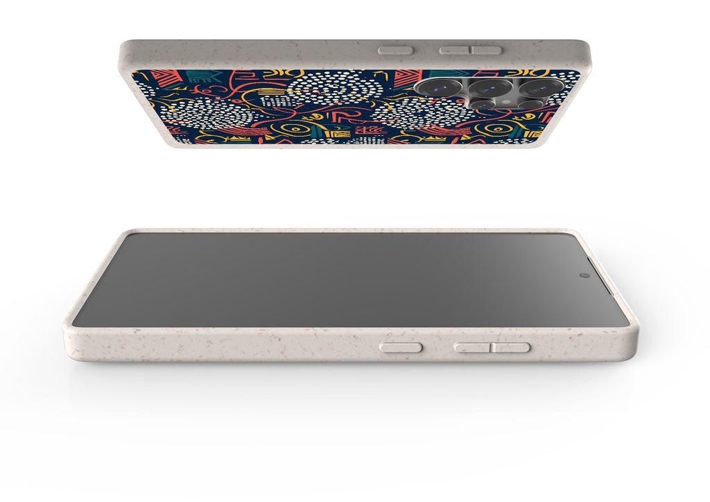 Adire Nightfall by Ada Okoye Bio-degradable Case for Samsung Galaxy — Finnaij