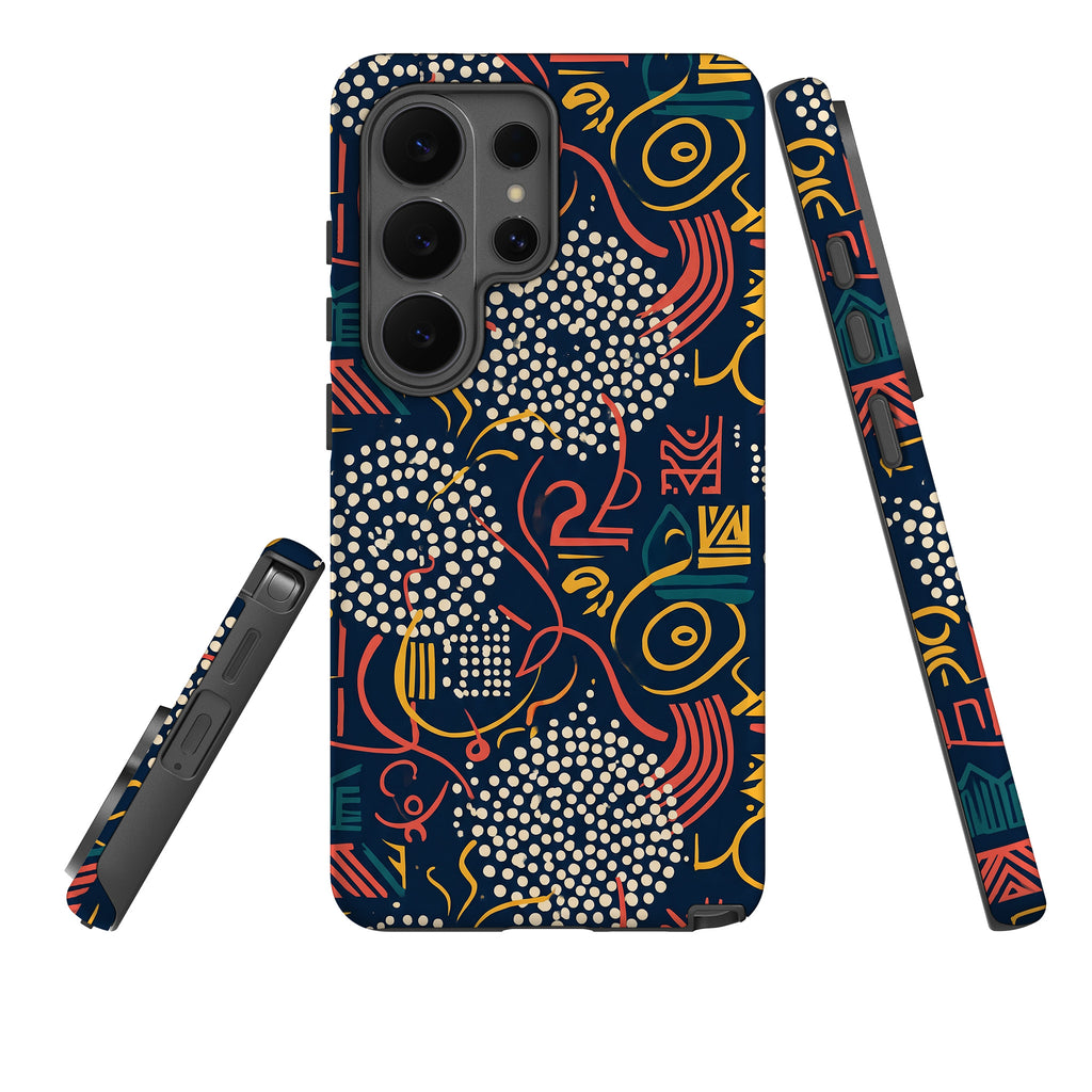 Adire Nightfall by Ada Okoye Tough Case for Samsung Galaxy — Finnaij