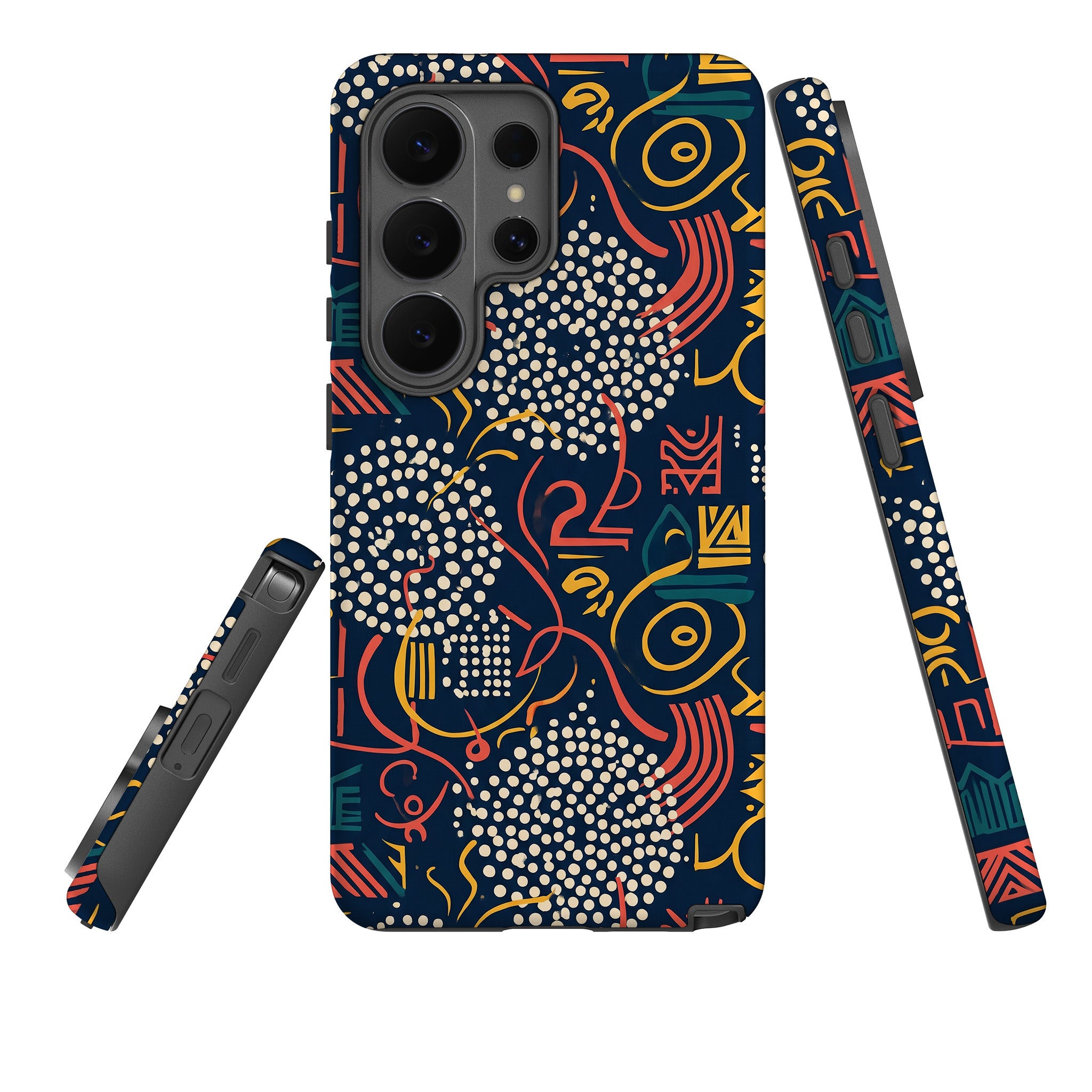 Adire Nightfall by Ada Okoye Tough Case for Samsung Galaxy — Finnaij