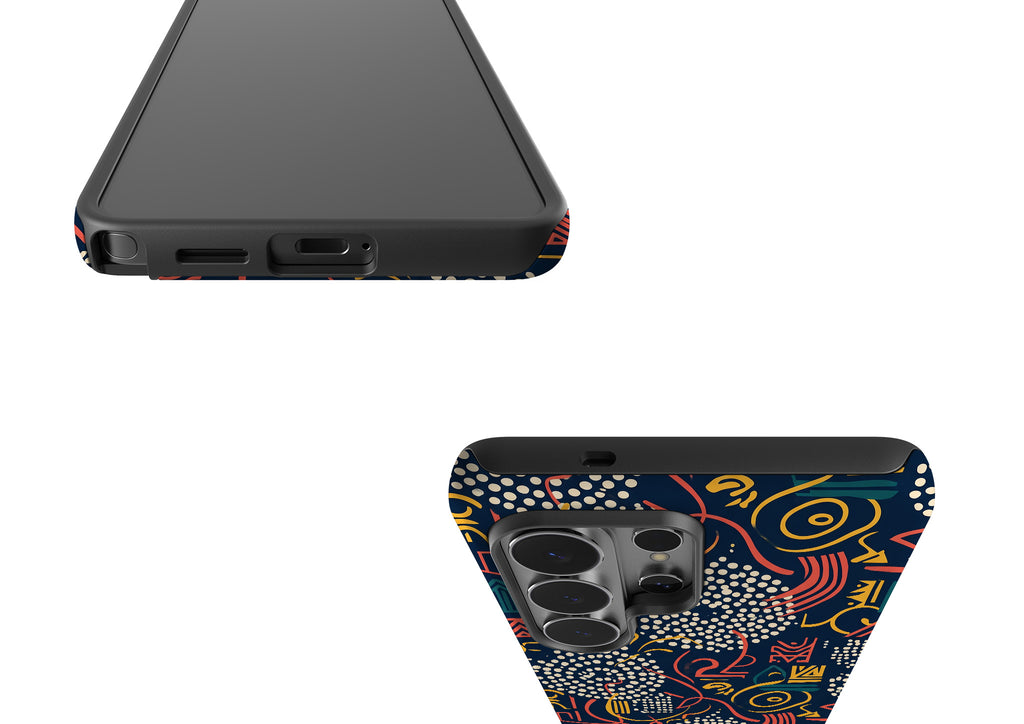 Adire Nightfall by Ada Okoye Tough Case for Samsung Galaxy — Finnaij