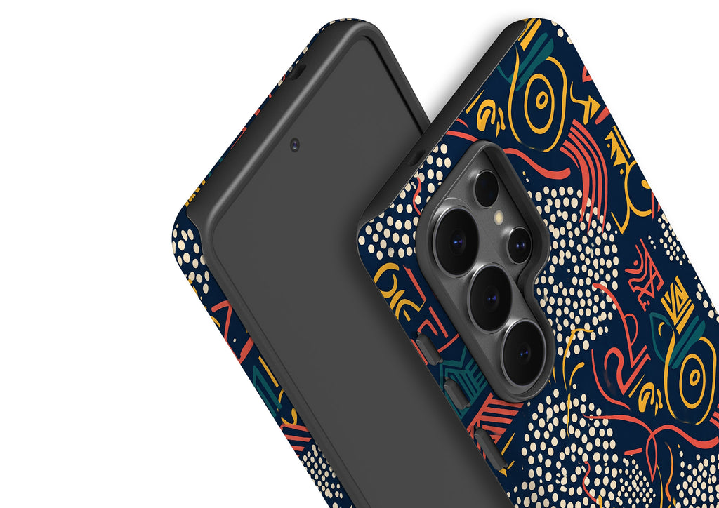 Adire Nightfall by Ada Okoye Tough Case for Samsung Galaxy — Finnaij