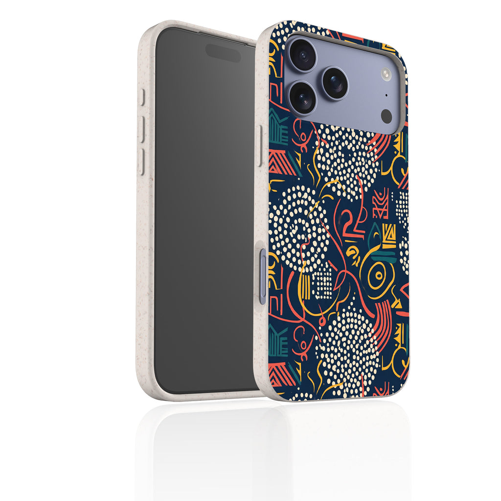 Adire Nightfall by Ada Okoye — iPhone Bio-degradable Case — Finnaij