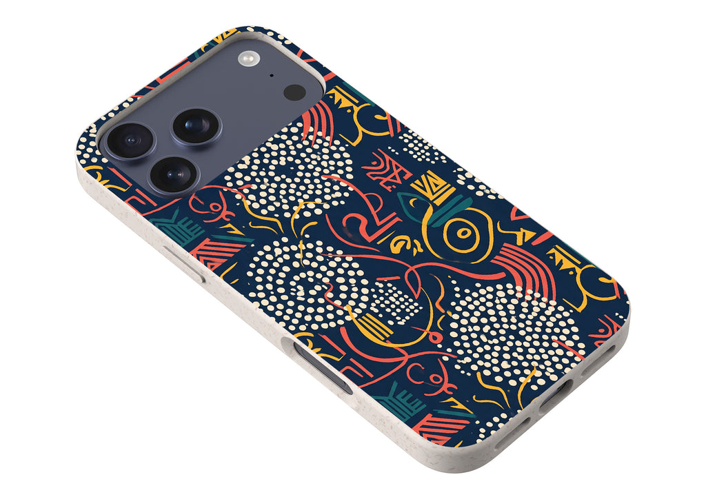 Adire Nightfall by Ada Okoye — iPhone Bio-degradable Case — Finnaij