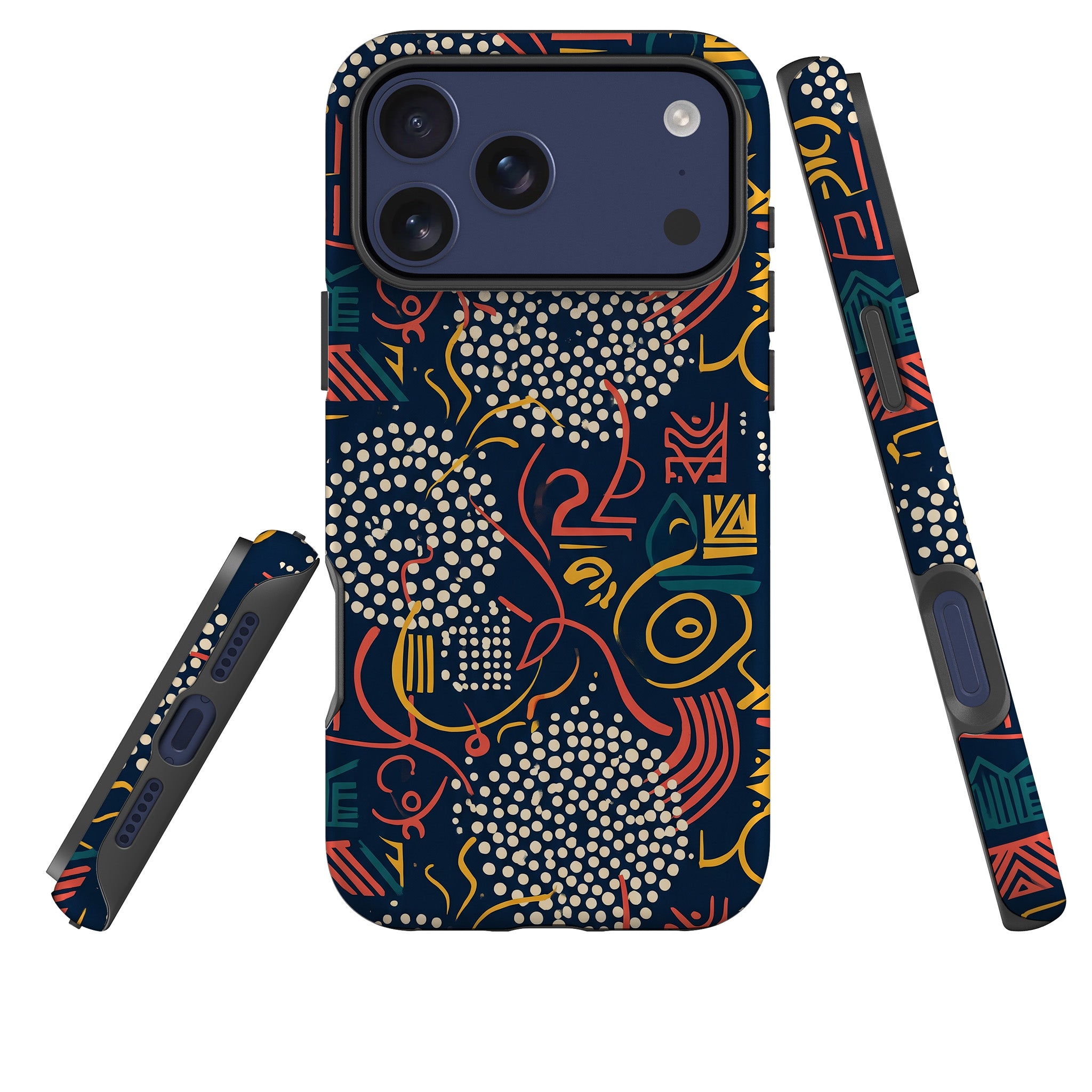 Adire Nightfall by Ada Okoye Tough Case for iPhone — Finnaij