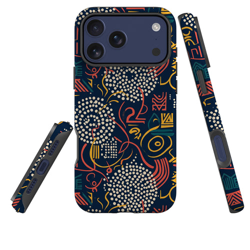 Adire Nightfall by Ada Okoye Tough Case for iPhone — Finnaij