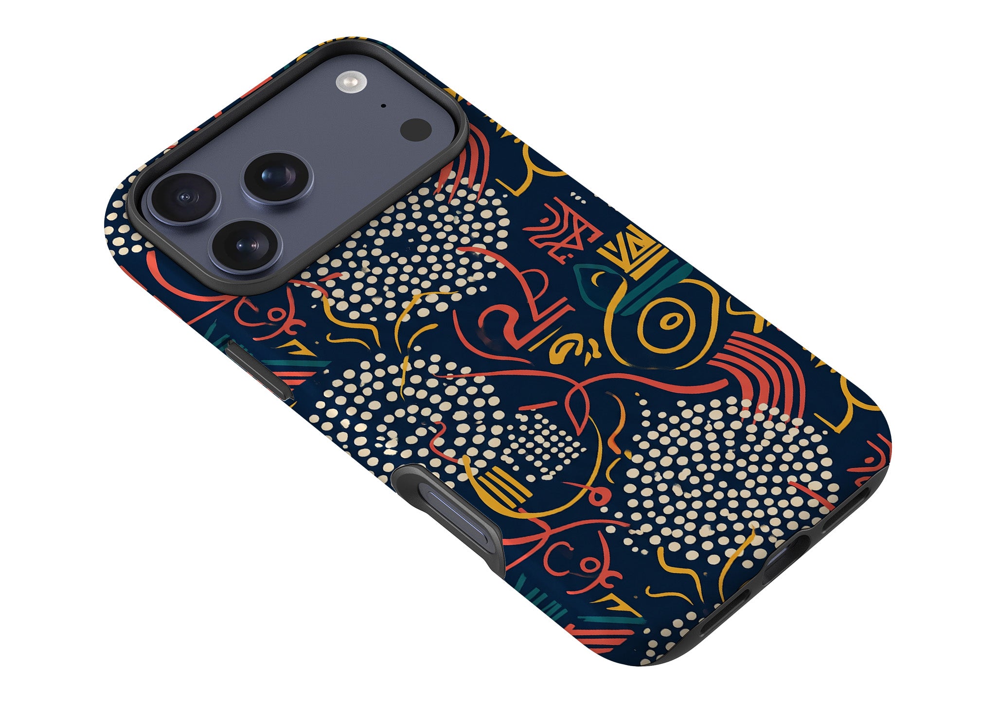 Adire Nightfall by Ada Okoye Tough Case for iPhone — Finnaij