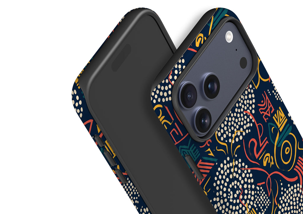 Adire Nightfall by Ada Okoye Tough Case for iPhone — Finnaij