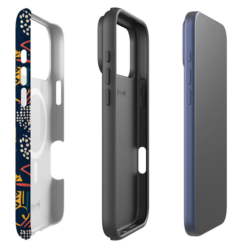 Adire Nightfall by Ada Okoye MagSafe Tough Case for iPhone — Finnaij