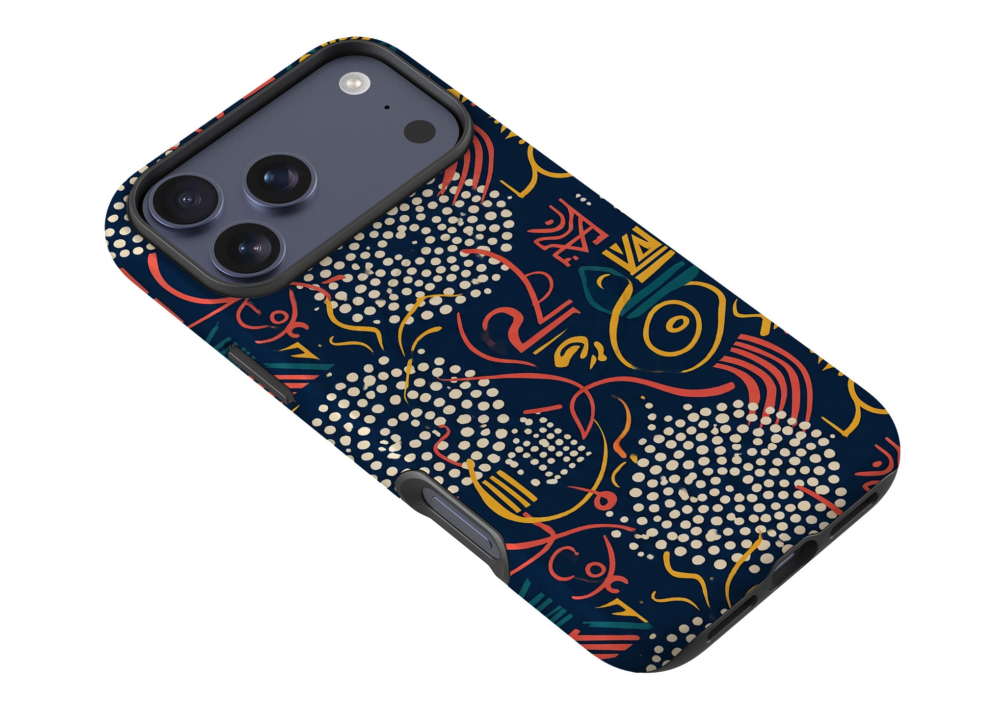 Adire Nightfall by Ada Okoye — Magsafe Tough Case for iPhone — Finnaij