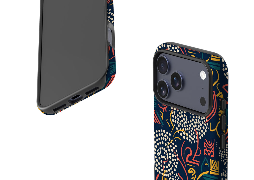 Adire Nightfall by Ada Okoye — Magsafe Tough Case for iPhone — Finnaij