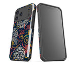 Adire Nightfall by Ada Okoye — Impact Armour MagSafe Case for iPhone — Finnaij