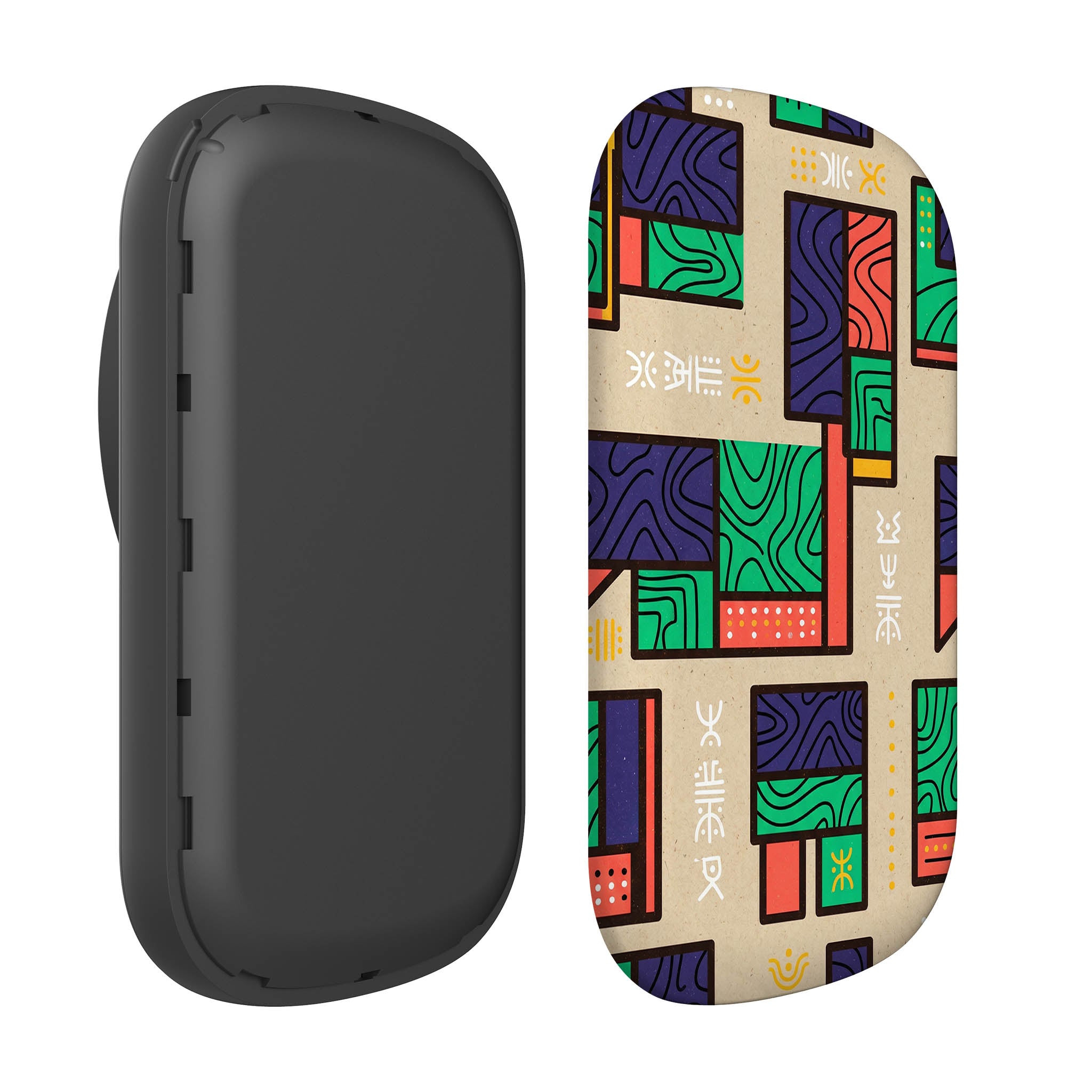 Ankara Blocks on Sand by Ada Okoye — MagSafe CHARGEPOD Shell Only — Finnaij