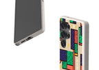 Ankara Blocks on Sand by Ada Okoye Bio-degradable Case for Samsung Galaxy — Finnaij