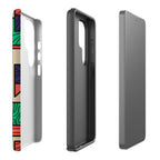 Ankara Blocks on Sand by Ada Okoye Tough Case for Samsung Galaxy — Finnaij