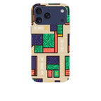 Ankara Blocks on Sand by Ada Okoye — iPhone Bio-degradable Case — Finnaij