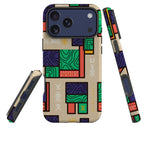 Ankara Blocks on Sand by Ada Okoye Tough Case for iPhone — Finnaij