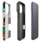 Ankara Blocks on Sand by Ada Okoye Tough Case for iPhone — Finnaij