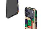Ankara Blocks on Sand by Ada Okoye Tough Case for iPhone — Finnaij