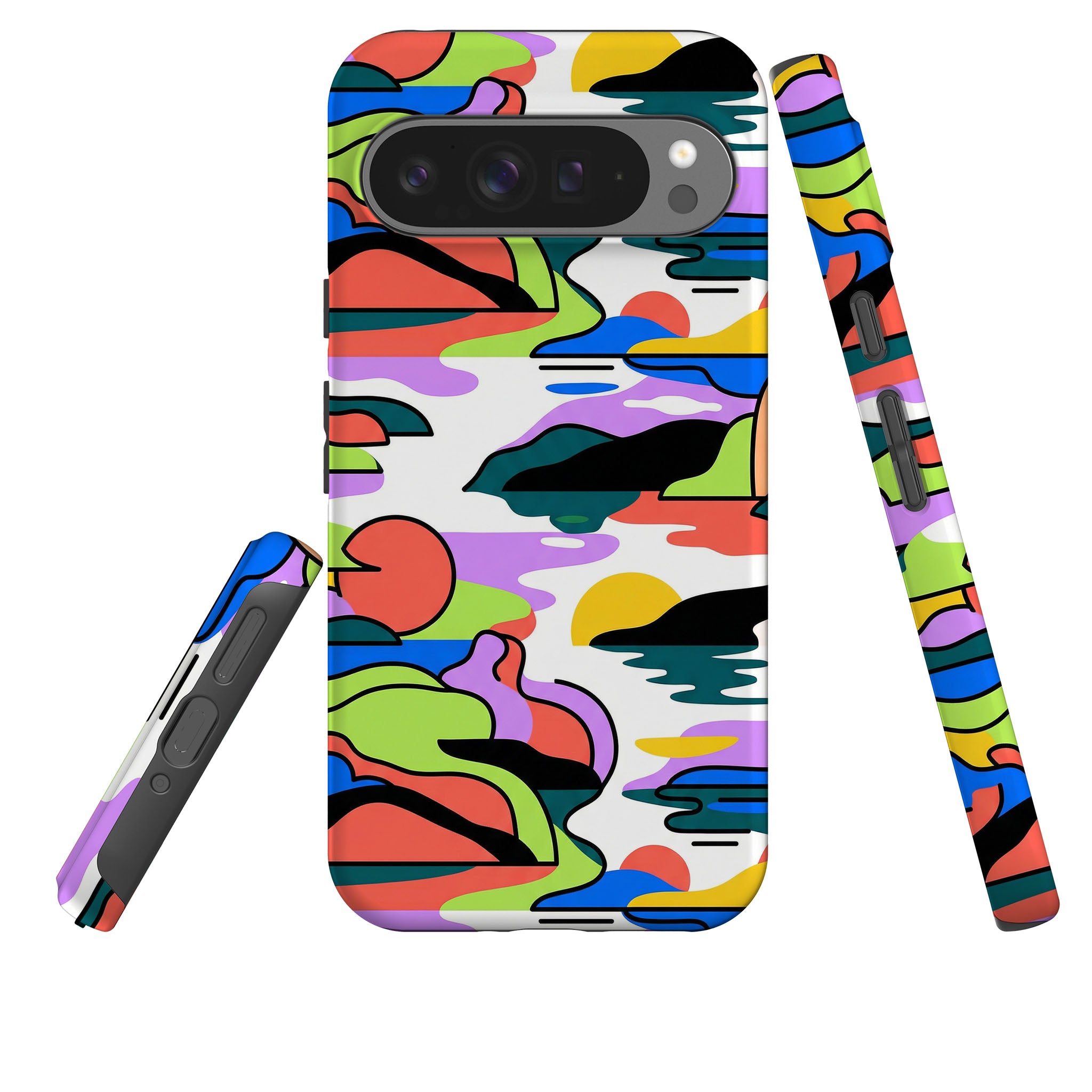 Archipelago Color Motion by Salla Niemi Tough Case for Google Pixel — Finnaij