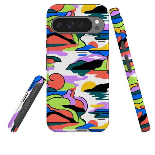Archipelago Color Motion by Salla Niemi Tough Case for Google Pixel — Finnaij