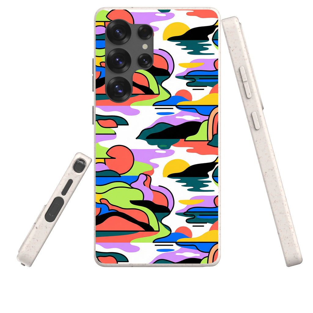 Archipelago Color Motion by Salla Niemi Bio-degradable Case for Samsung Galaxy — Finnaij