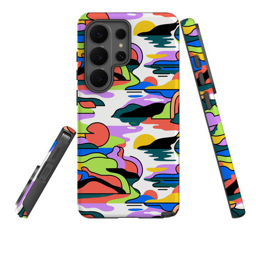 Archipelago Color Motion by Salla Niemi Tough Case for Samsung Galaxy — Finnaij