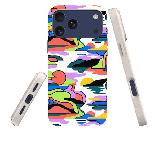 Archipelago Color Motion by Salla Niemi Bio-degradable Case for iPhone — Finnaij
