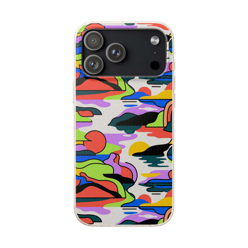 Archipelago Color Motion by Salla Niemi — iPhone Bio-degradable Case — Finnaij