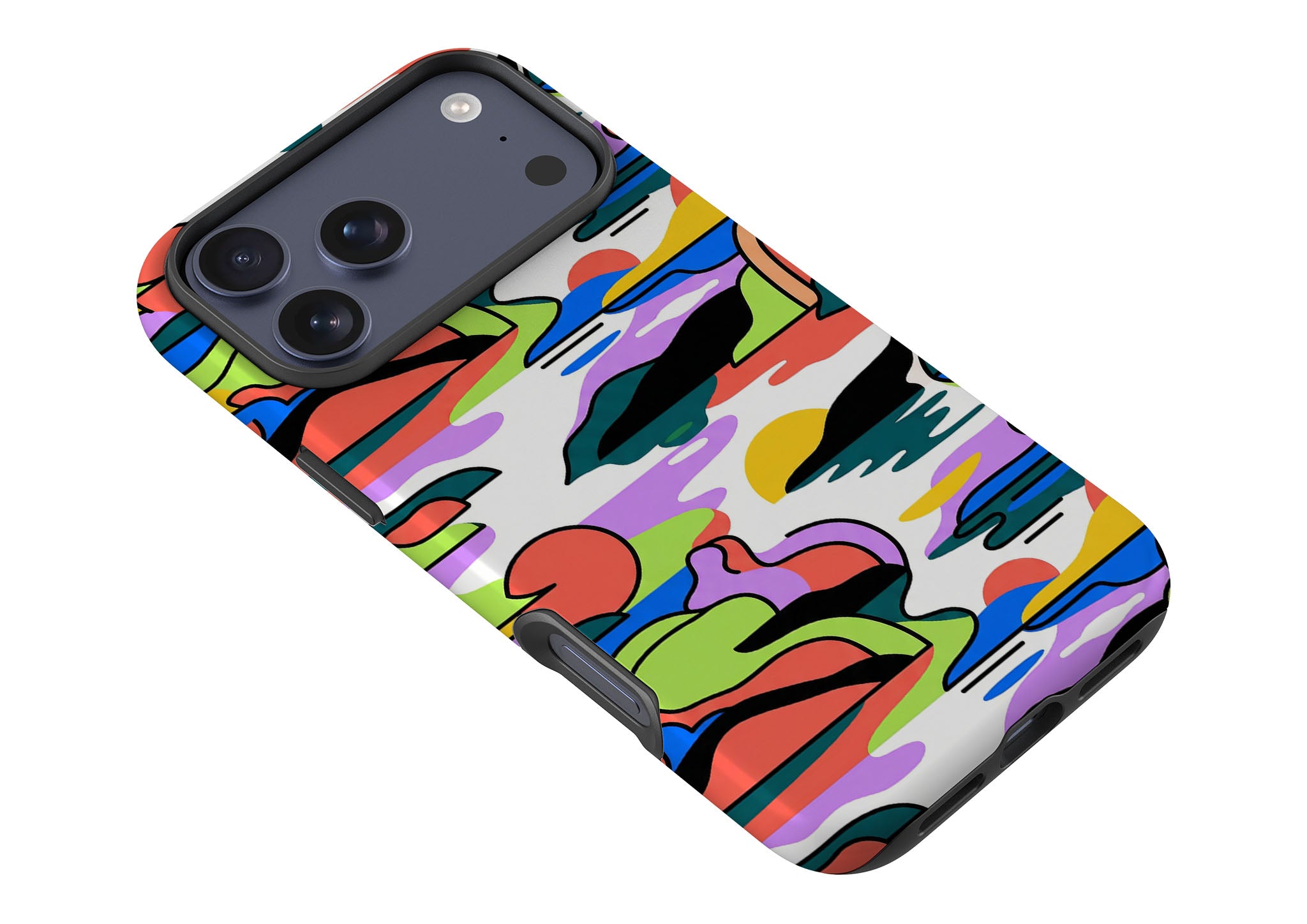 Archipelago Color Motion by Salla Niemi Tough Case for iPhone — Finnaij