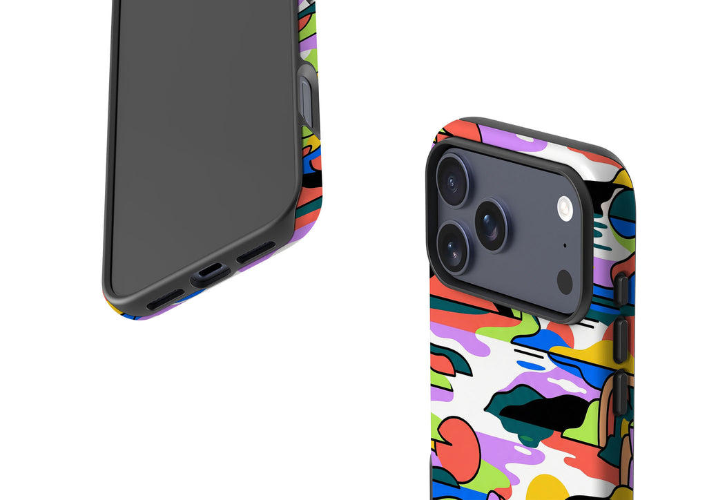 Archipelago Color Motion by Salla Niemi Tough Case for iPhone — Finnaij