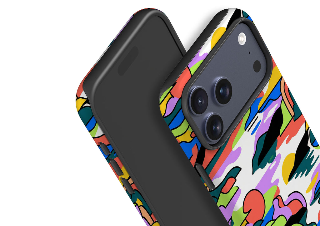Archipelago Color Motion by Salla Niemi Tough Case for iPhone — Finnaij