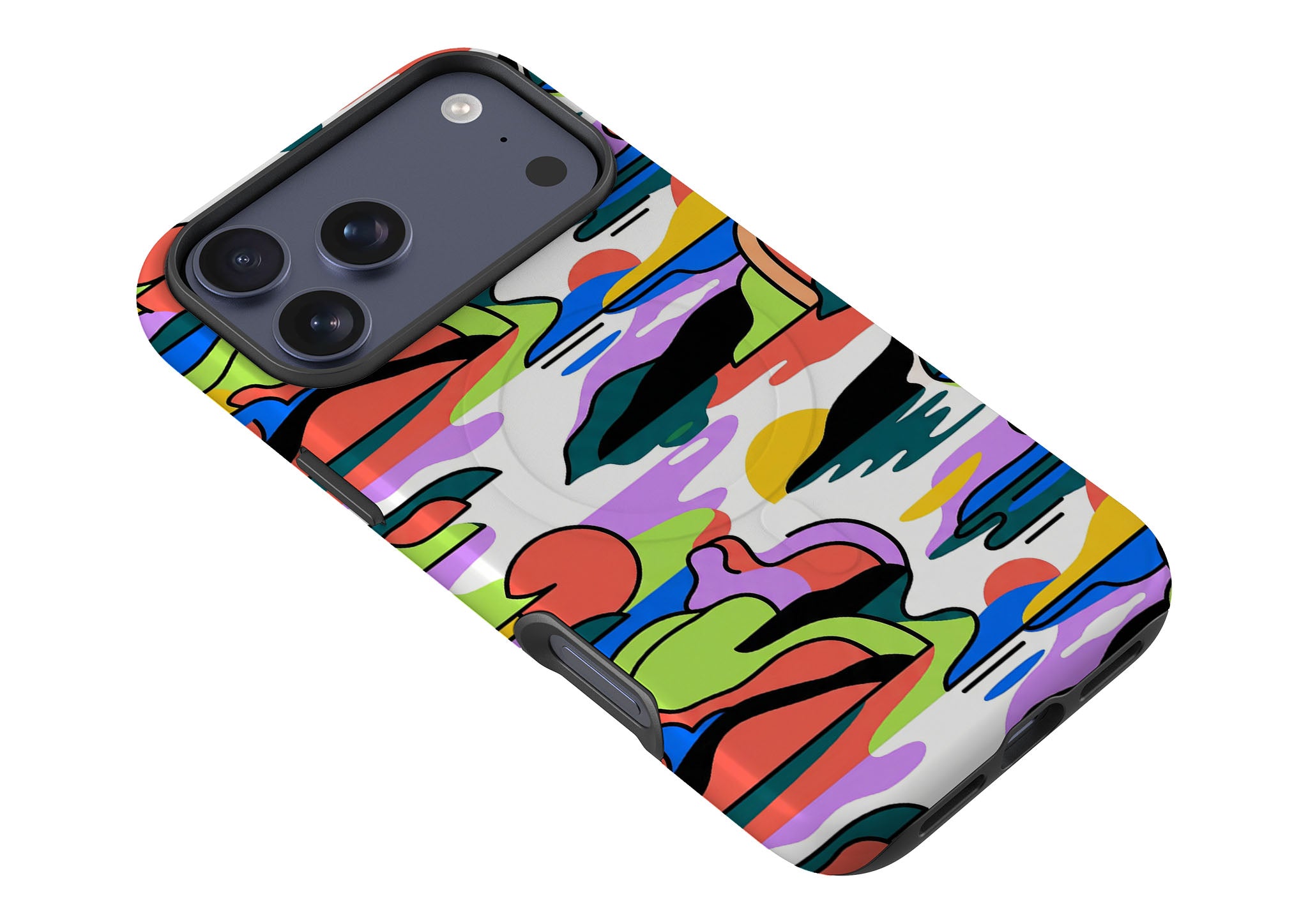 Archipelago Color Motion by Salla Niemi — Magsafe Tough Case for iPhone — Finnaij