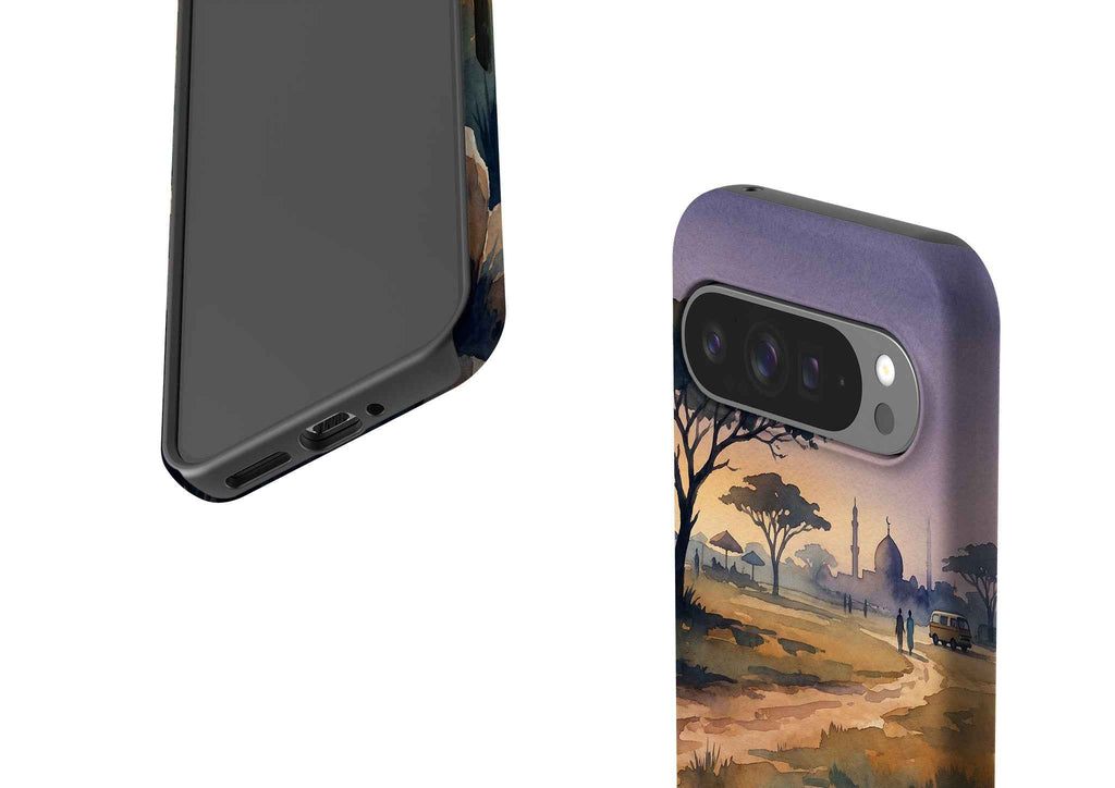 Aso-Oke Accent in the Landscape by Tobi Akinyemi — Tough Case for Google Pixel — Finnaij