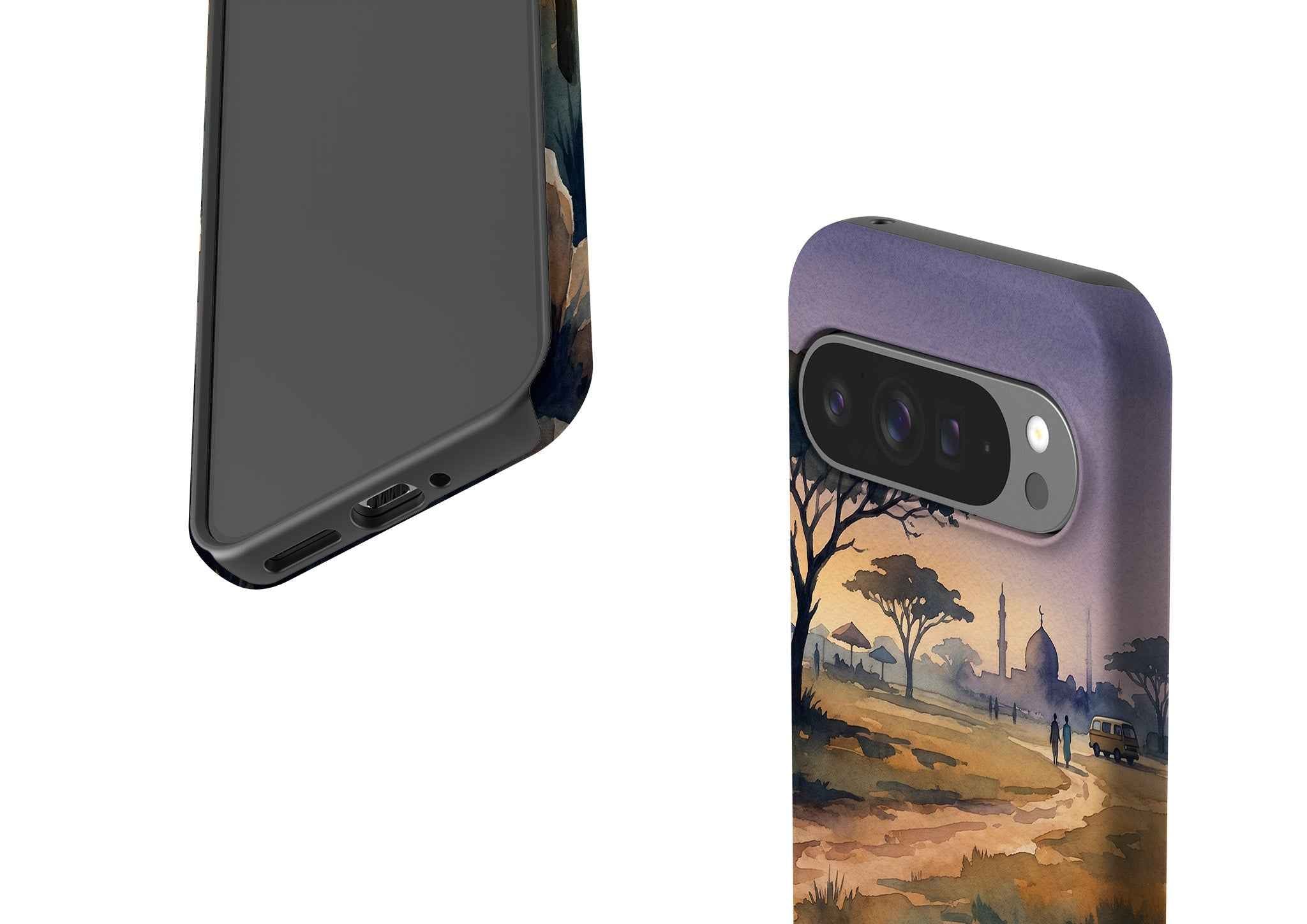 Aso-Oke Accent in the Landscape by Tobi Akinyemi — Tough Case for Google Pixel — Finnaij