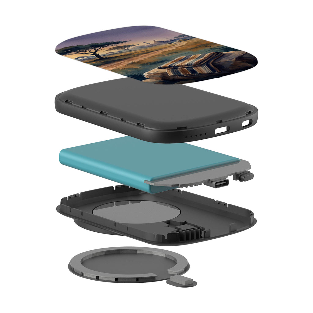 Aso-Oke Accent in the Landscape by Tobi Akinyemi — MagSafe CHARGEPOD — Finnaij