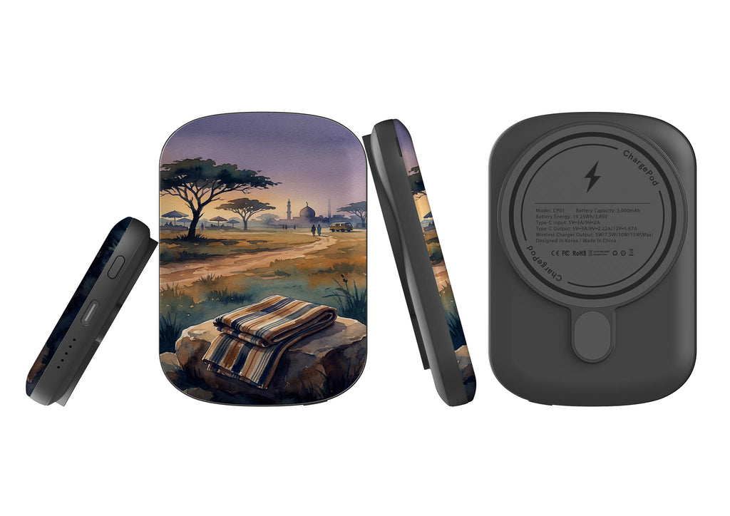 Aso-Oke Accent in the Landscape by Tobi Akinyemi — MagSafe CHARGEPOD — Finnaij