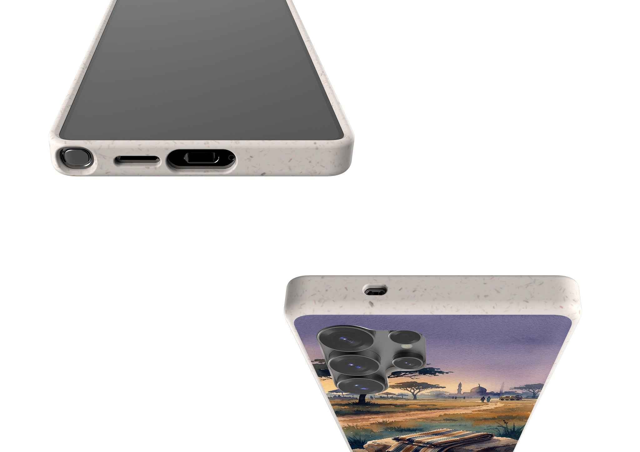 Aso-Oke Accent in the Landscape by Tobi Akinyemi — Galaxy Bio-degradable Case for Samsung Galaxy — Finnaij