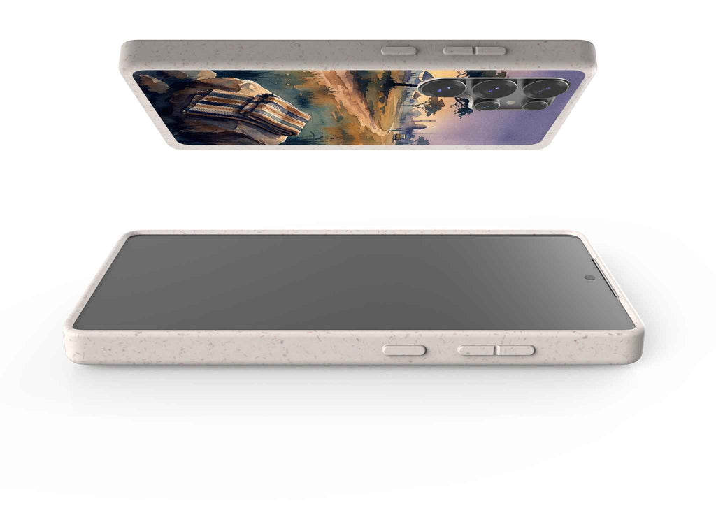 Aso-Oke Accent in the Landscape by Tobi Akinyemi — Galaxy Bio-degradable Case for Samsung Galaxy — Finnaij