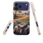 Aso-Oke Accent in the Landscape by Tobi Akinyemi — iPhone Bio-degradable Case — Three Quarter — Finnaij